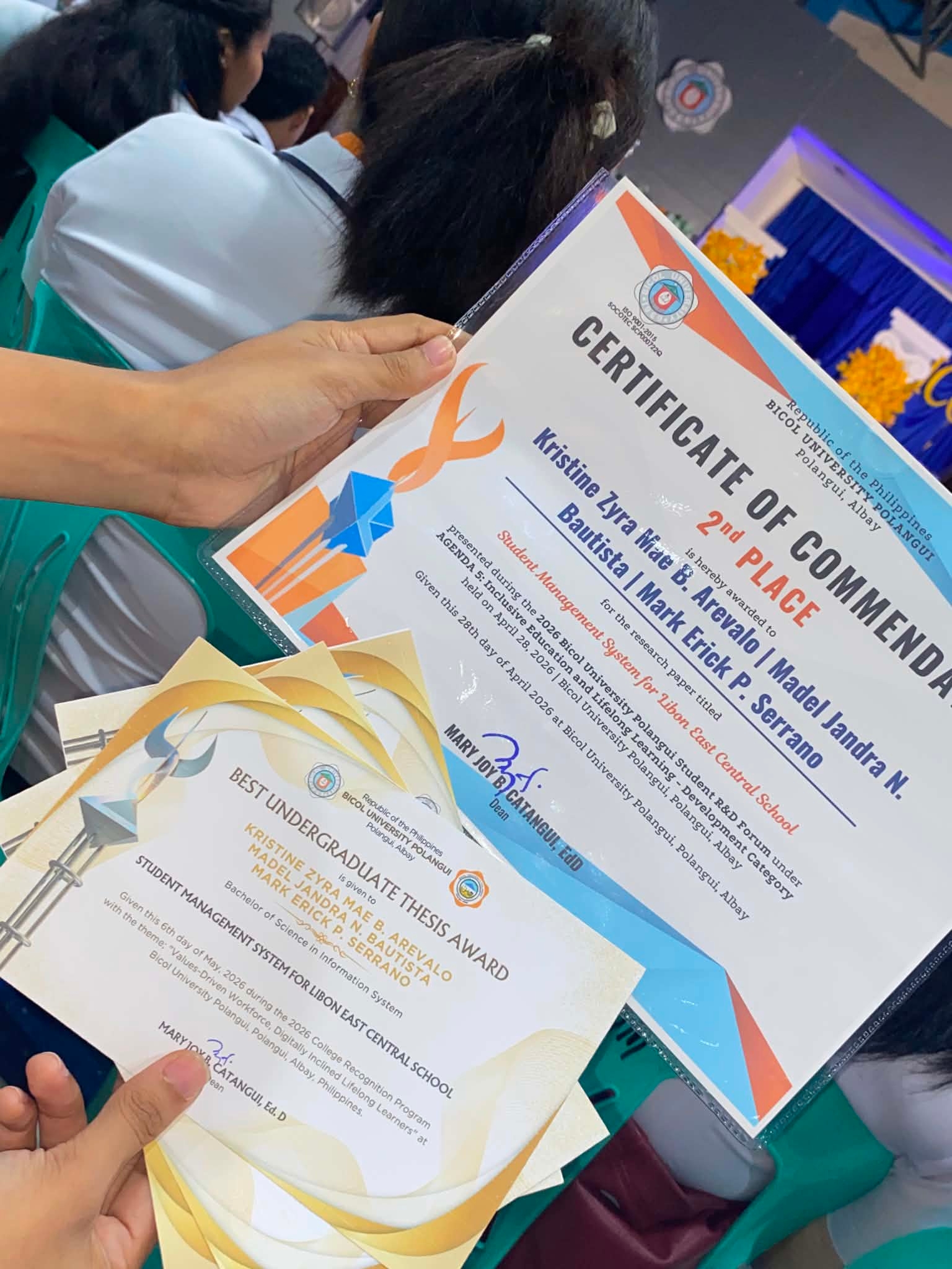 Certificate of achievement