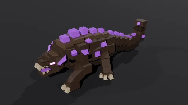 Crystal Rock creature hero render