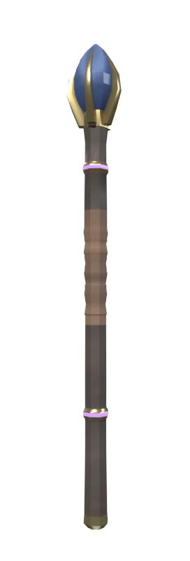 Runewarden Staff studio render
